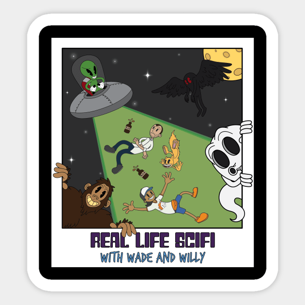 Real Life Sci-Fi Sticker by Kris Galeano Designs